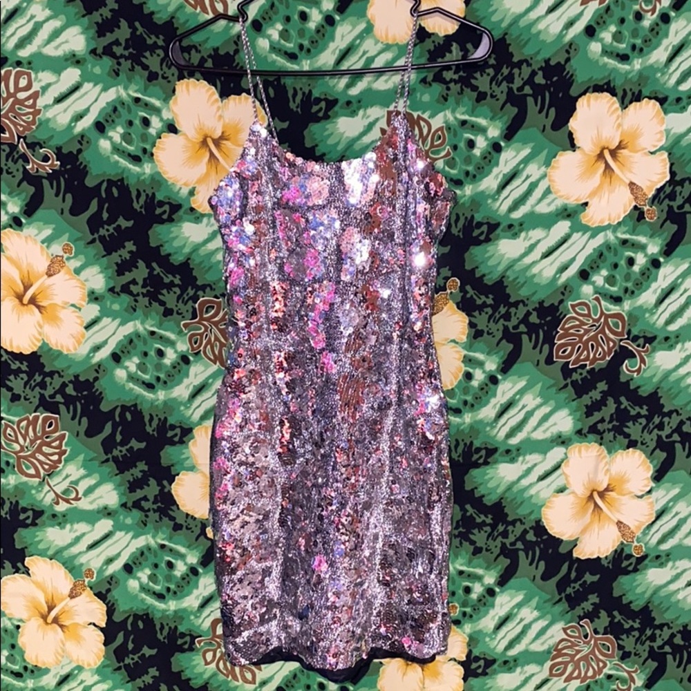 Vintage Sequins Party Dress
